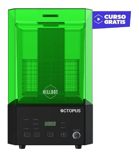 Imagen 1 de 10 de Maquina Lavado Curado Hellbot Octopus Impresion 3d