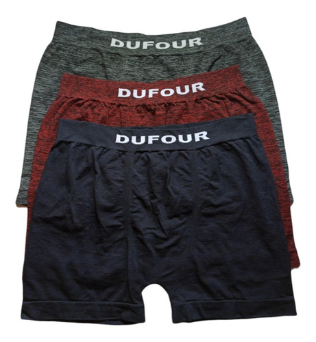 Calzoncillos Boxer Dufour Hombre Pack X4 Sin Costuras 11788
