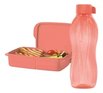 Comprar Set Porta Vianda Con Divisiones + Botella Bpa 0% Tupperware 