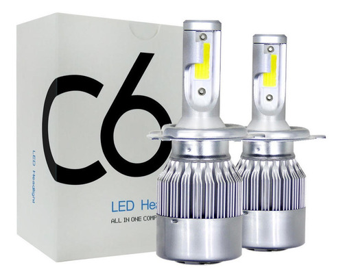 Imagen 1 de 2 de Ampolleta Led Headlight H1 H3 H4 H7 H11 H13 9005 9006 C6/360