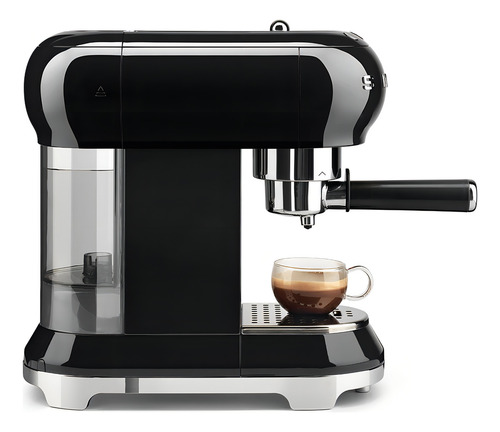 Cafeteira Smeg 50's Retro Style ECF01 automática black expresso 127V