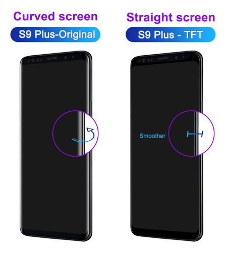 ' Pantalla Táctil Lcd Para Samsung Galaxy S9+ Sm-g965