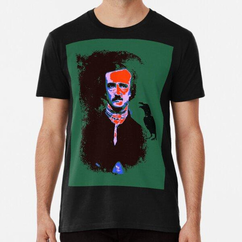 Remera Retrato De Arte Pop De Edgar Allan Poe Algodon Premiu