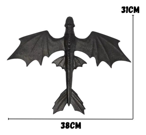 Como Treinar O Seu Dragão Banguela Planador Com Asas 38cm