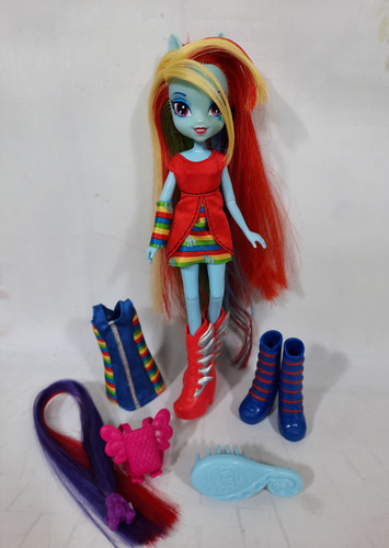My Little Pony Equestria Girls Rainbow Dash + Accesorios #1 (Usado)