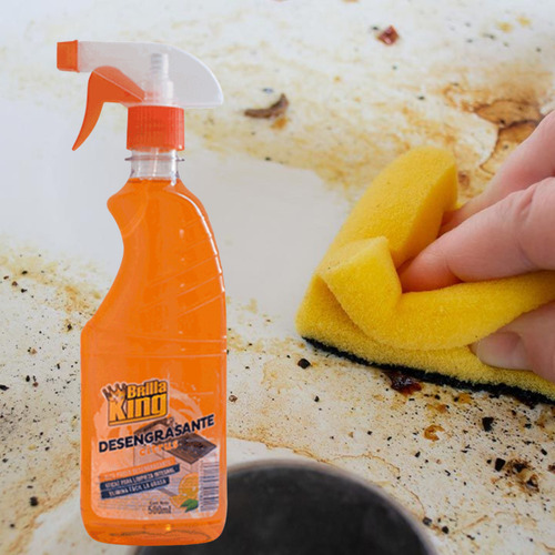 Quitagrasa Desinfectante Brilla King 500ml