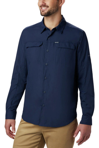 Camisa Columbia Silver Ridge Manga Larga Hombre