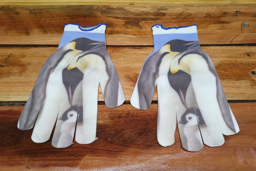 Imagen 1 de 2 de Oferta Preestampados Guantes Cód.156 Pingüinos