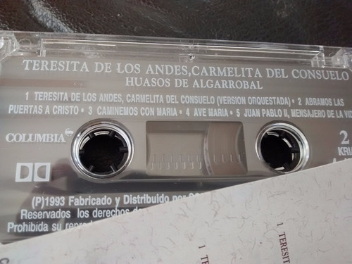 Cassette De Los Huasos De Algarrobal Teresita De Los (269