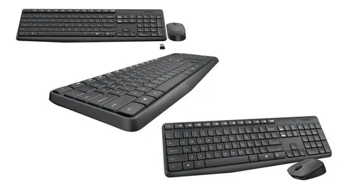 Logitech Mk235 Teclado + Mouse Óptico Inalámbrico