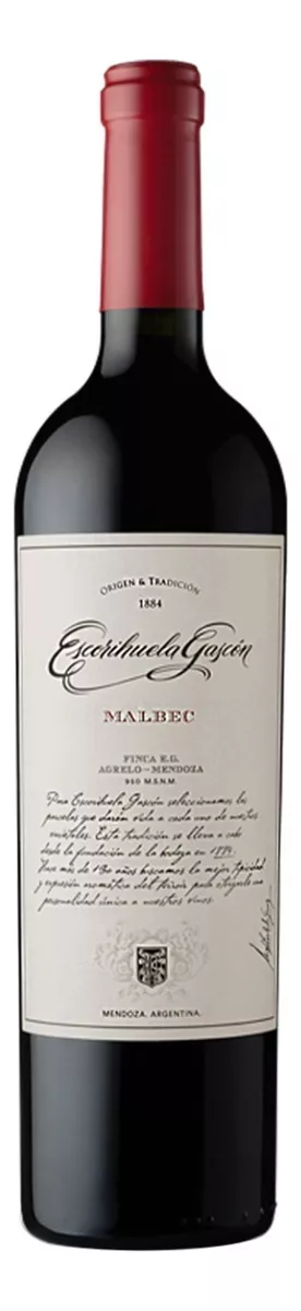 Tercera imagen para búsqueda de escorihuela gascon malbec special black pack 2012