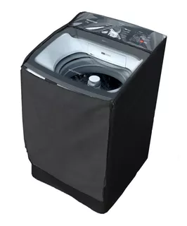 Capa Maquina Lavar Panasonic 12kg Zíper Painel Transparente