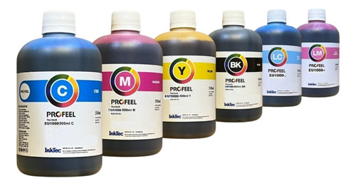 Tinta Inktec Compatível Para Uso L800 L805 Eu1000 6x 500ml 