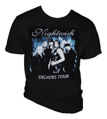 Nightwish Playera Oferta Decades Tour Rock Bk