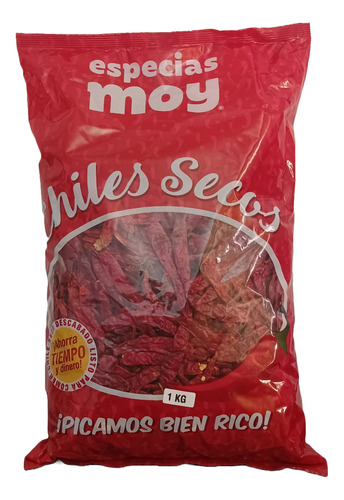 Chile De Árbol - Entero - 1 Kg - Descabado - Alto Picor