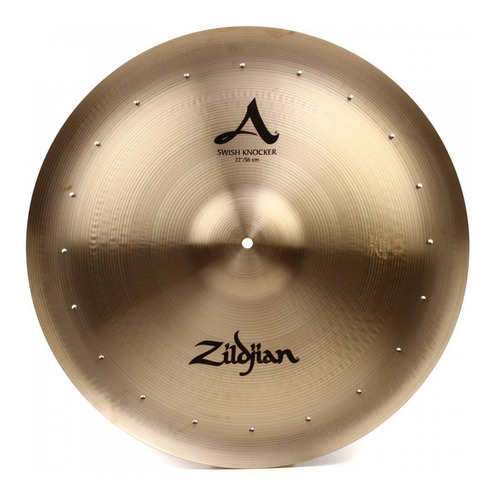 Platillo Fx Zildjian A0315 Línea A Swish Knocker 22 Remaches (Usado)