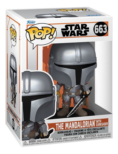 Star Wars Pop: The Mandalorian Whit Darksaber Pop! 