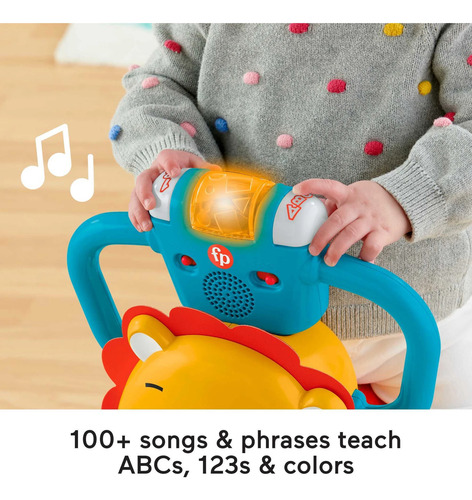 Fisher Price Bounce And Spin Lion Leon Que Rebota Y Gira / H