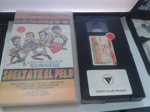 Video Vhs  Hombres G Sueltate El Pelo