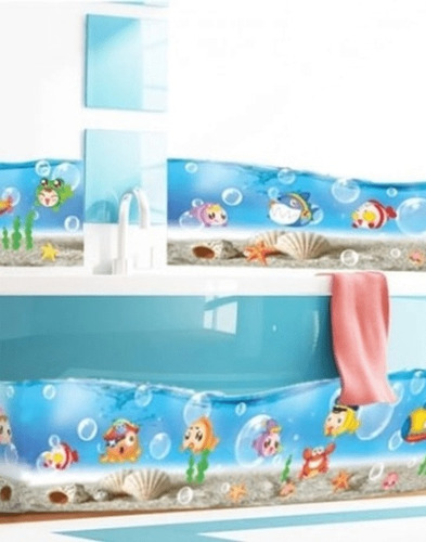 Vinilo Decorativo Cenefa Infantil Peces