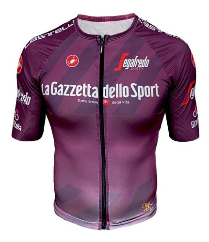 Camisa Camiseta Jersey Ciclamino Giro Italia Ciclismo Ruta