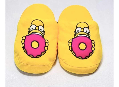 Pantuflas Homero Simpson Chicos Hombre Peluche 34a42  