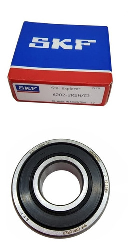 Rodamiento Ruleman 6202 2rs C3 (15x35x11) Skf 