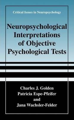 Libro Neuropsychological Interpretation Of Objective Psyc...