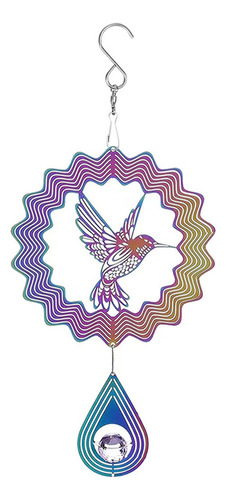 Decoraciones De Viento Con Forma De Colibrí De Wind Spinners