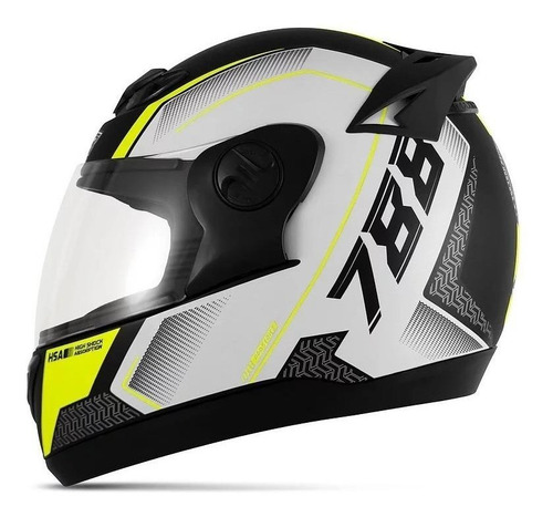 Capacete para moto  integral Pro Tork Evolution  G6 Pro Series  amarelo pro series tamanho 56 