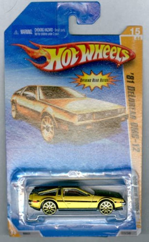 Hot Wheels 2010 Nuevos Modelos 15 De 44 Oro 81 Delorean