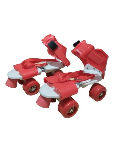 Patines 4 Ruedas Extensibles Con Freno En Practica Valija