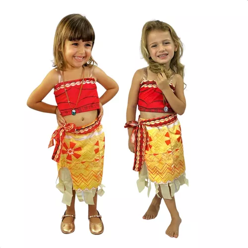 Fantasia Infantil Moana 4 Anos, Roupa Infantil para Menina Usado 81161499