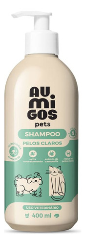 Shampoo Pelos Claros Au.migos Pets 400ml Oboticário Cachorro