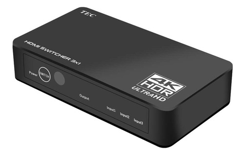 Tec Interruptor Hdmi 4k 3x1 3 1 Selector Puerto Cr Ir Hd