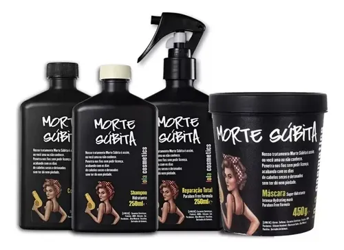 Kit 4 Produtos Morte Súbita Lola Cosmetics