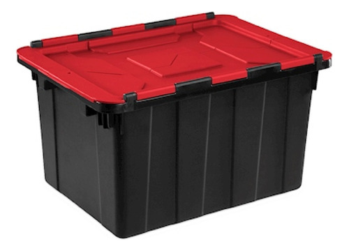 Caja Uso Rudo De Plástico 45.4 L Negro