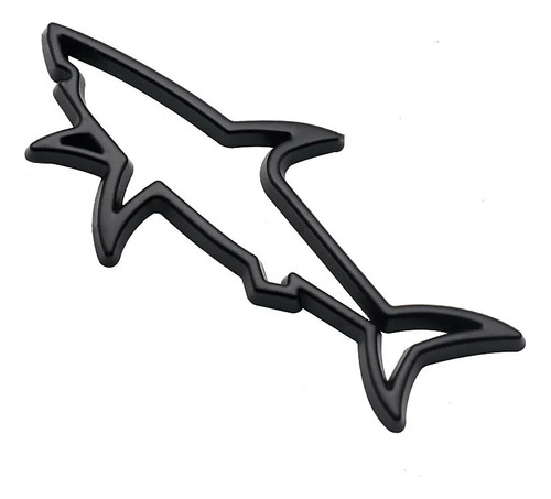 3d Metal Shark Animal Fish Hollow Car Badge Decal Sticker