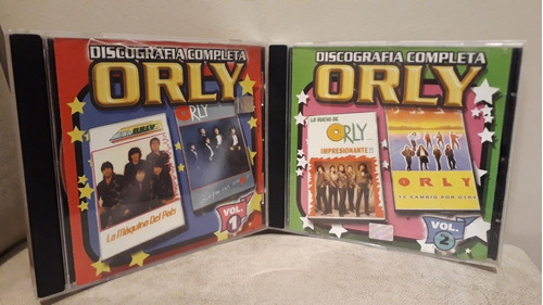 Orly Discografia Completa Vol 1 Y 2 Cd Original 