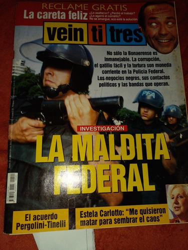 Revista Veintitrés Cabre Tinelli Pergolini Bertucelli 2002 