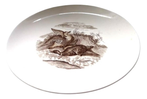 Plato Decorativo Inglés Copeland Spode. Wild Duck. Sellado