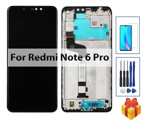 Pantalla Lcd Compatible Con Redmi Note 6 Pro Con Marco