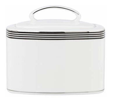 Kate Spade Parker Place Sugar Bowl With Lid, 1.25 Lb, Blue