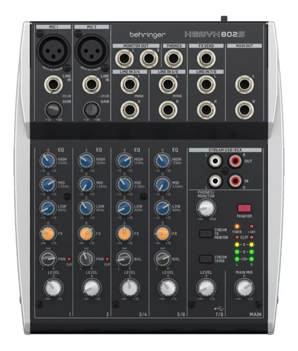 Mixer Mezcladora Behringer Xenyx 802s