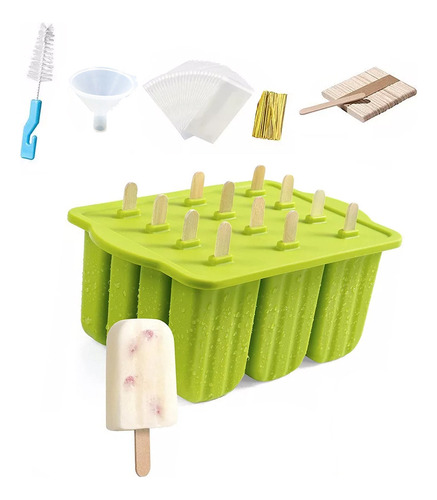 Molde Para Helados, Máquina De Helados, 12 Paletas De Helado