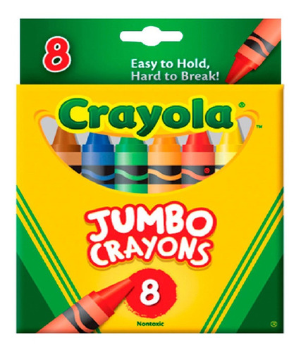 Crayola Crayones Jumbo  X 8 Colores 