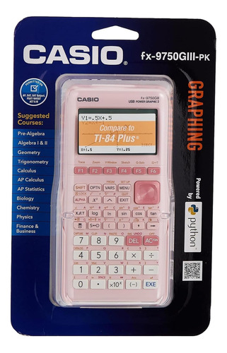 Calculadora Gráfica Rosa Fx-9750giii (fx-9750giii-pk)