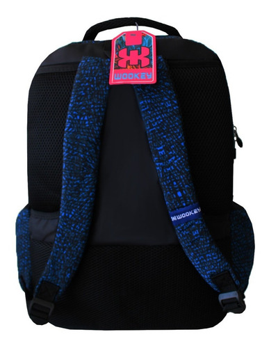 Imagem 9 de 10 de Mochila Escolar Rodinhas Removível 360 Juvenil Wookey Azul