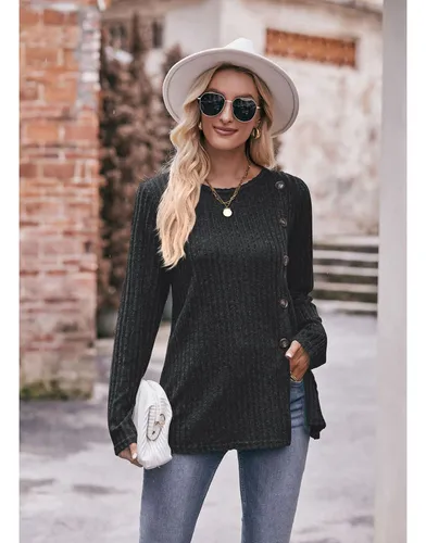 Blusas negras basicas hotsell