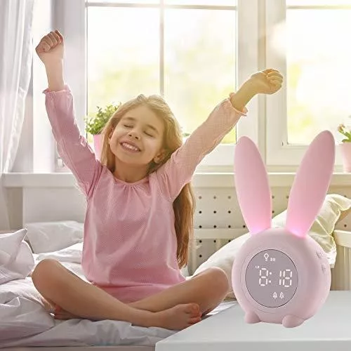 Reloj Despertador Infantil Para Niños,con 5 Tonos De Llamad